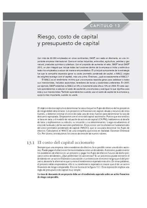 Cap Finanzas Corporativas Ross Westerfield Y Jaffe C A P T U