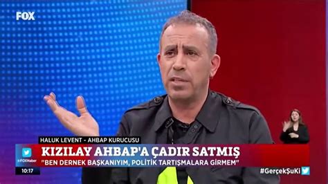 Haluk Levent ten canlı yayında çadır açıklaması AFAD da Kızılay dan