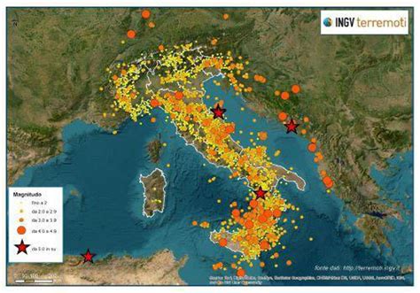 Terremoti Ingv Nel Registrati Oltre Eventi Sismici In