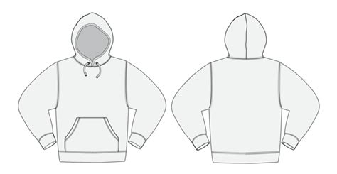 Illustration Of Hoodie Hooded Sweatshirt Showcase Textile Vector Vector