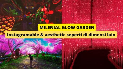 Milenial Glow Garden Jatim Park Tempat Wisata Instagramable Di