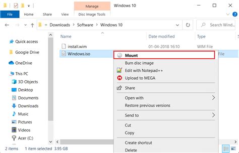 3 Ways to Mount or Unmount ISO File on Windows 10 – TechCult