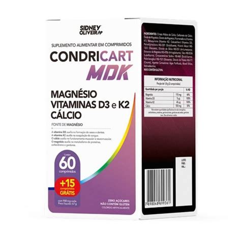 Magnesio Vitamina D Vitamina K E Calcio Condricart Mdk