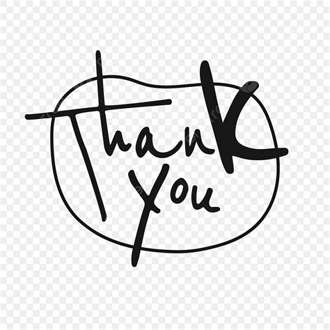 Hand Writing Thank You Font Clipart Writing Drawing Writing Sketch