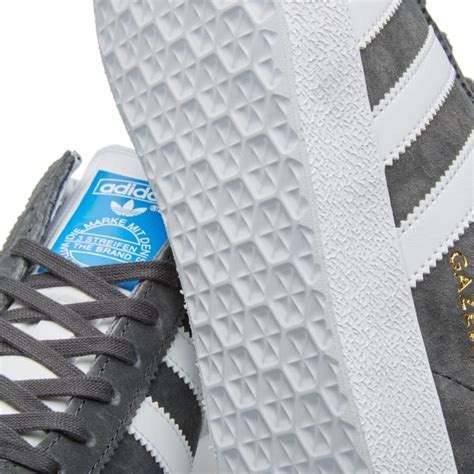 Adidas Gazelle OG Solid Grey White Dark Grey END AU