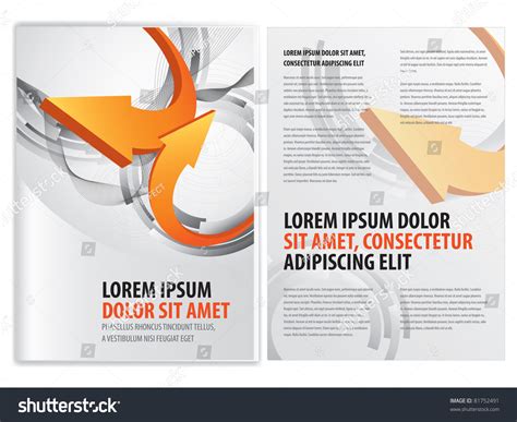 Vector Business Brochure Booklet Template Stock Vector (Royalty Free ...