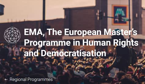 Apply Now European Masters Programme In Human Rights And