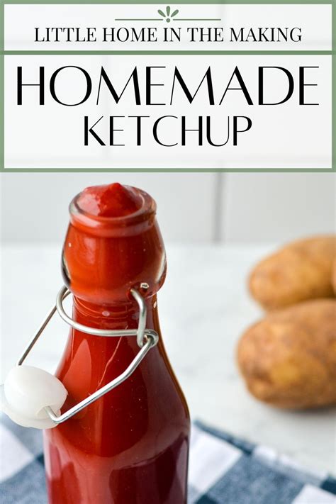 Healthy Homemade Ketchup Little Home In The Making