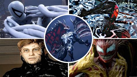 All Symbiote Transformation Scenes Spider Man Ps K Off