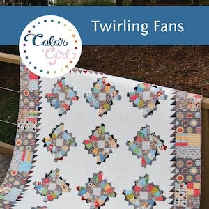 Twirling Fans Quilt Pattern Etsy