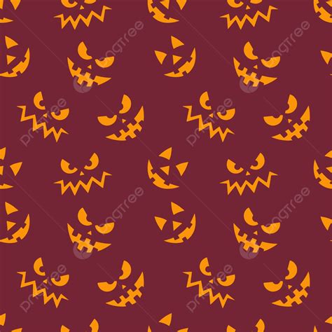 Cartoon Ghost Pattern For Halloween Design Vector Face Evil Vector