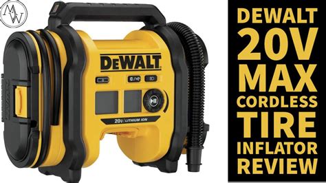 Dewalt 20v Max Cordless Tire Inflator Review Dcc020i Youtube