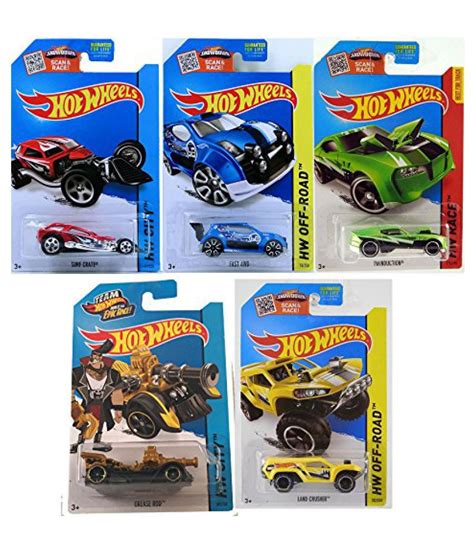 2015 Team Hot Wheels Build The Epic Race 5 Car Set Twinduction Fast