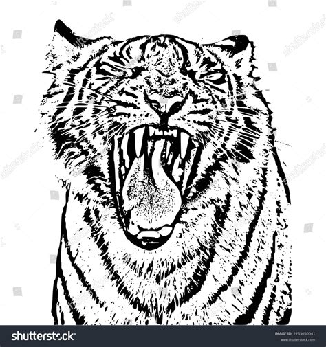 Lion Sketch Vector Art Illustration Stock Vector (Royalty Free ...