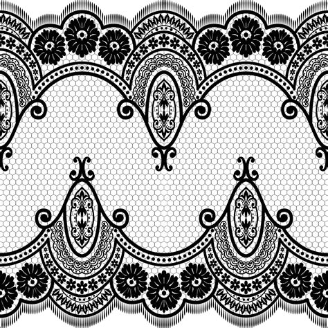 Seamless Flower Lace Pattern Vector Art At Vecteezy