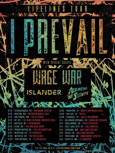 I Prevail Official Website News Lifelines Tour