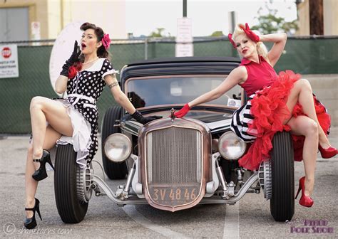 Tonya Kays Pinup Pole Show Classic Car Show And Pinup Models