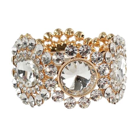 Crystal Chunky Stretch Bracelet Wholesale Fashion