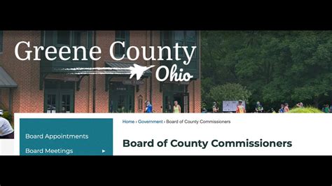 Greene County Ohio Board Of Commissioners Youtube