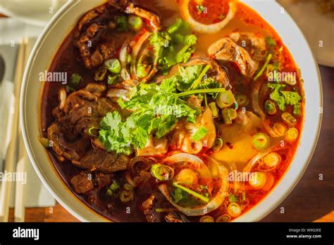 Who doesn't like a good spicy pho Stock Photo - Alamy
