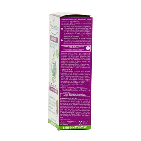 Puressentiel Anti Poux Spray Flacon Ml Peigne Parapharmacie