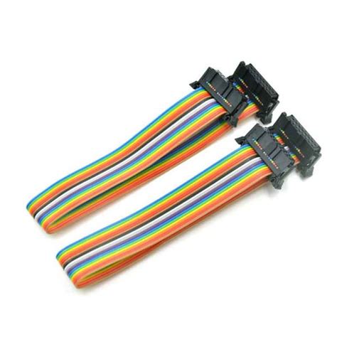 Idc Flat Rainbow Ribbon Cable 2 54mm Pitch Ecocables