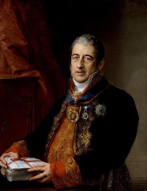 Portrait Of Juan Miguel De Grijalba Painting By Vicente L Pez Y Porta A