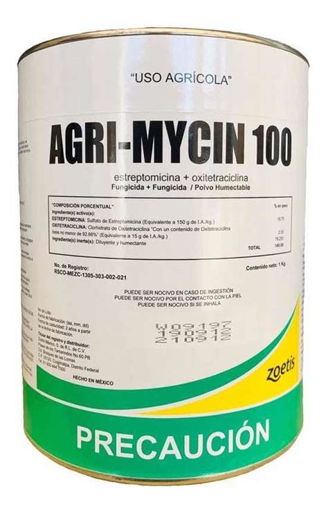 Agri Mycin Fungicida Estreptomicina Oxitetraciclina Kg Cronos Agro