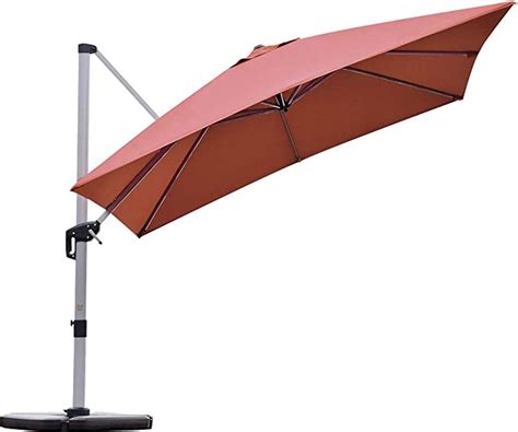 Parasol Cm Terrasparasol Met Kruisvoet Zweefparasol Tuinscherm