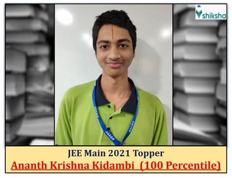 JEE Main 2021 Topper: Know Anant’s Preparation Strategy to Score 100 ...