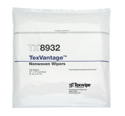 Texvantage™ Tx8932 Dry Nonwoven Cleanroom Wipers Non Sterile