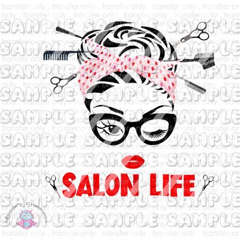 Salon Life Ready To Press Sublimation Transfer Etsy