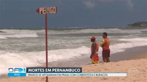 V Deo Irm Os De Ceil Ndia Morrem Afogados Em Praia De Porto De