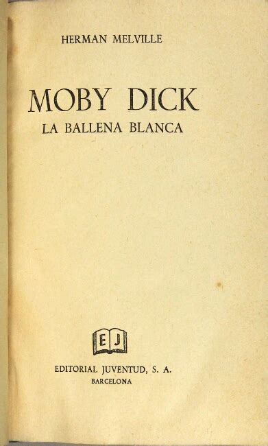 Moby Dick La Ballena Blanca By Melville Herman Rulon Miller