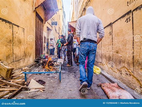 Fes Morocco October 16 2013 Islamic Rituals On The Street During