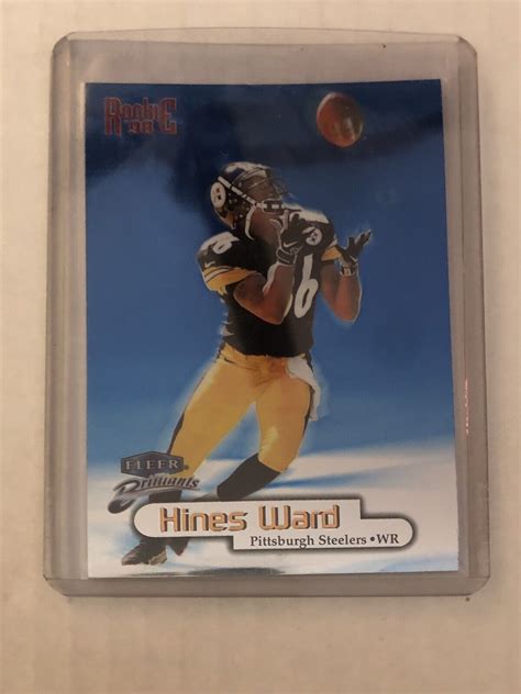 Fleer Brilliants Blue B Hines Ward Rc For Sale Online Ebay