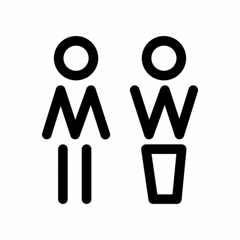 Toliet Sign Toilet Sign Men And Women Toilet Sign Icon Download On