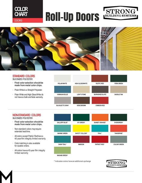 MBCI Color Chart MCMCS