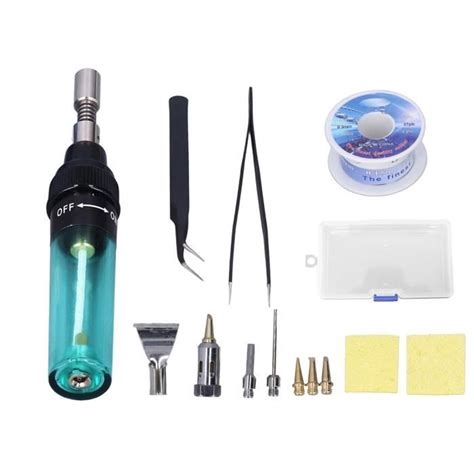 Fdit Fer Souder Au Gaz Butane Kit De Fer Souder Gaz Portable Kit