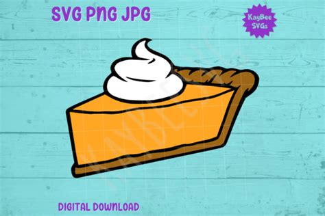 Pumpkin Pie Slice SVG PNG Cut Files Graphic By Kaybeesvgs