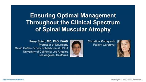 Ensuring Optimal Management Throughout The Clinical Spectrum Of Spinal