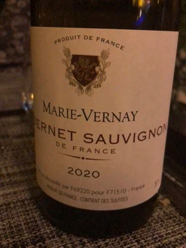 Cave De Mazenay Marie Vernay Cabernet Sauvignon Vivino Sverige