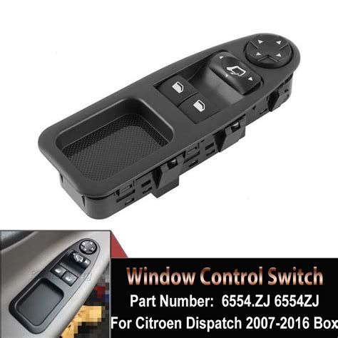 Power Window Switch Control Button Zj Zj For Scudo Citroen