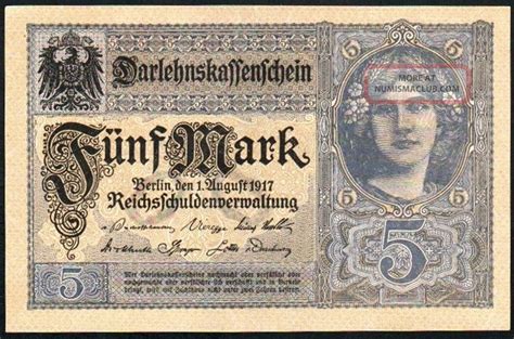 Mark Reichsbanknote Series U Aunc