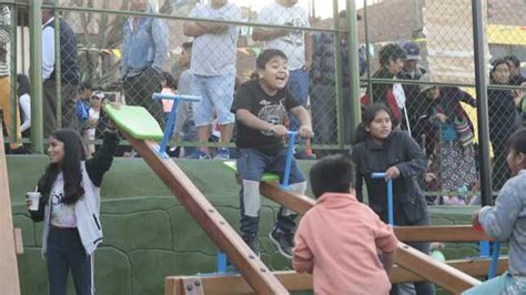 Una Felicidad M S En Chorrillos Fernando Velasco Inaugur Parque