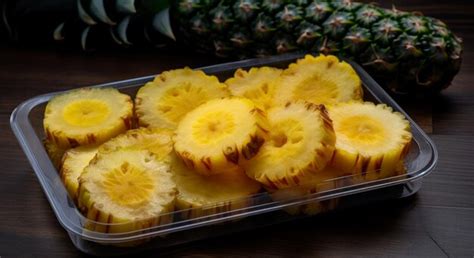 Premium AI Image | Pineapple slices