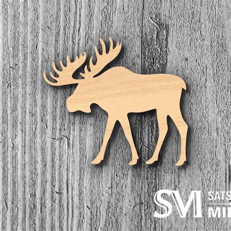 Wooden Moose Etsy