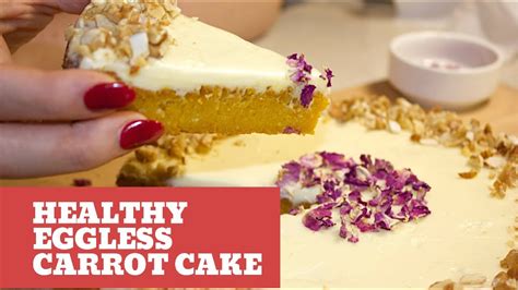 Healthy And Eggless Carrot Cake Incredibly Moist 🍰 5 Mins Recipe