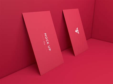 6 Business Cards Mock Up FREE PSD On Behance