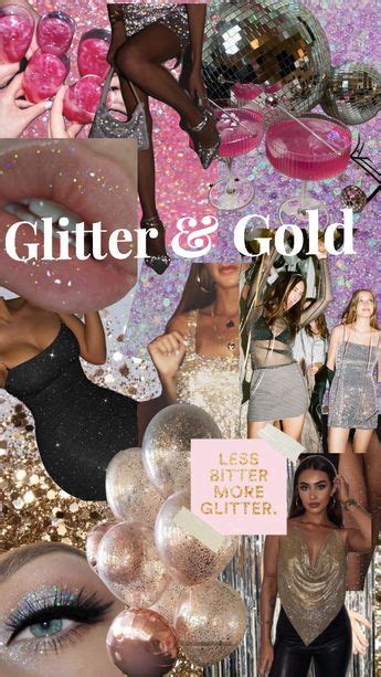 Check Out ItsMeliMarie S Shuffles Glitter Gold Party Moodboard